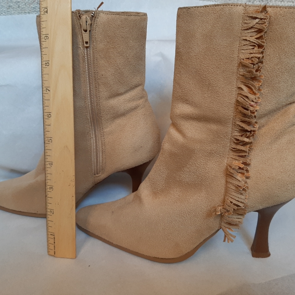 Ladies Ankle Boots Tan Premier Collection 8